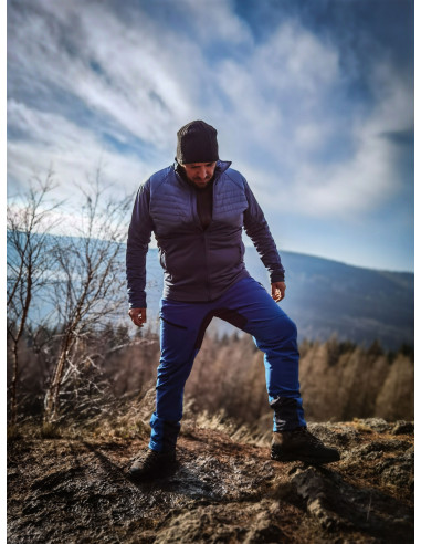 Pánské softshell kalhoty   Keson M tm.modrá