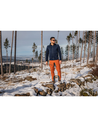 Pánské softshell kalhoty   Keson M oranžovohnědá