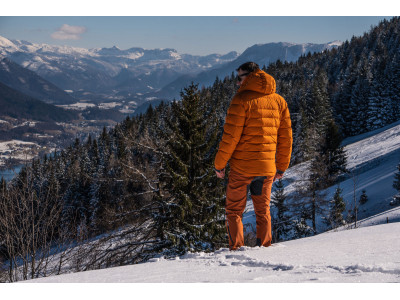 Pánské softshell kalhoty   Keson M oranžovohnědá