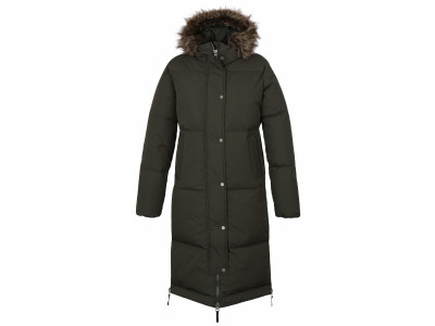 Dámský péřový kabát  Downbag L tm. khaki