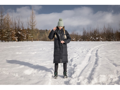 Dámský péřový kabát  Downbag L černá