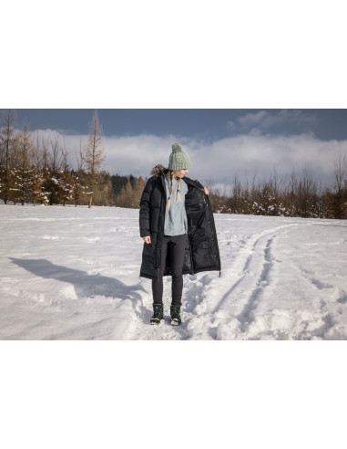 Dámský péřový kabát  Downbag L černá