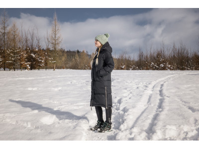 Dámský péřový kabát  Downbag L černá