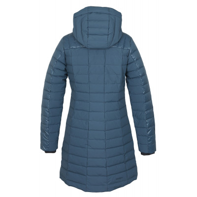 Dámský péřový kabátek   Daili L tm. šedomodrá 2