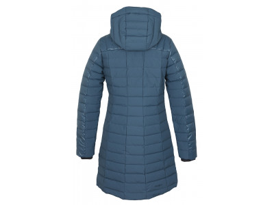 Dámský péřový kabátek   Daili L tm. šedomodrá
