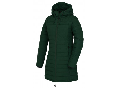 Dámský péřový kabátek   Daili L tm. zelená