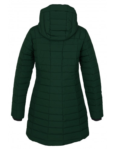 Dámský péřový kabátek   Daili L tm. zelená