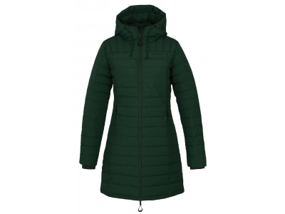 Dámský péřový kabátek   Daili L tm. zelená