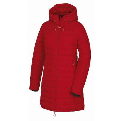 Dámský péřový kabátek   Daili L červená