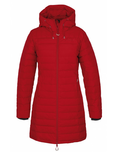 Dámský péřový kabátek   Daili L červená