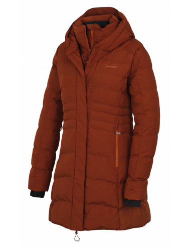 Dámský hardshell plněný kabátek   Normy L hnědá