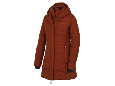 Dámský hardshell plněný kabátek   Normy L hnědá