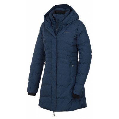 Dámský hardshell plněný kabátek   Normy L tm. šedomodrá