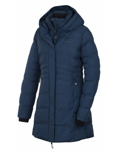 Dámský hardshell plněný kabátek   Normy L tm. šedomodrá