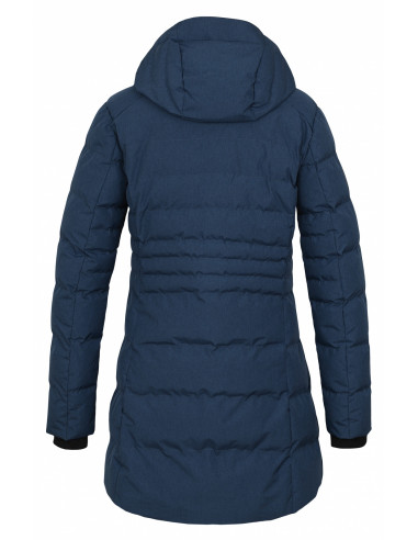 Dámský hardshell plněný kabátek   Normy L tm. šedomodrá