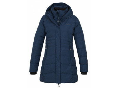 Dámský hardshell plněný kabátek   Normy L tm. šedomodrá