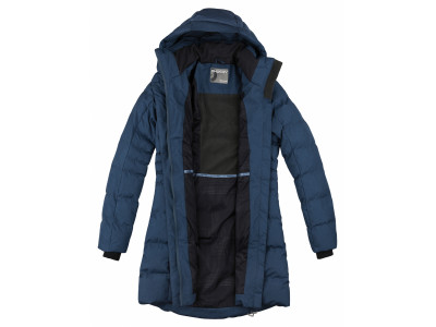 Dámský hardshell plněný kabátek   Normy L tm. šedomodrá