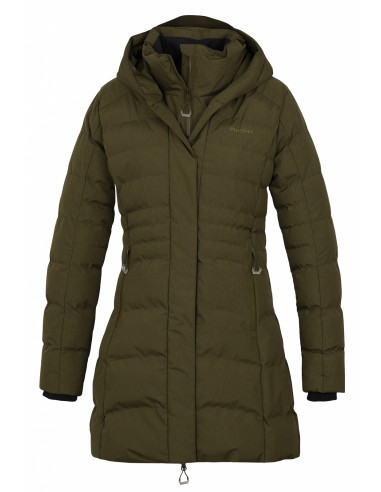 Dámský hardshell plněný kabátek   Normy L tm. khaki