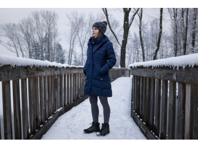 Dámský hardshell plněný kabátek   Normy L tm. khaki