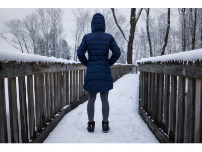 Dámský hardshell plněný kabátek   Normy L tm. khaki