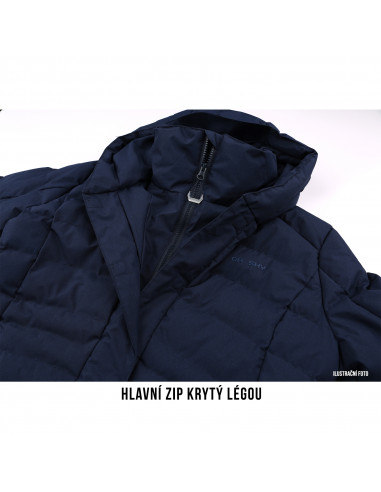 Dámský hardshell plněný kabátek   Normy L tm. khaki