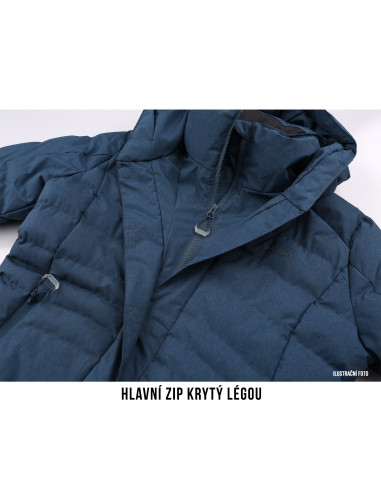 Dámský hardshell plněný kabátek   Normy L tm. khaki