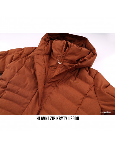 Dámský hardshell plněný kabátek   Normy L tm. khaki