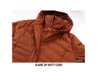 Dámský hardshell plněný kabátek   Normy L tm. khaki