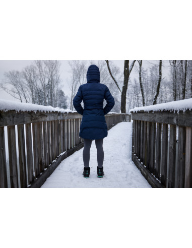 Dámský hardshell plněný kabátek   Normy L námořnická