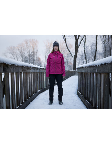 Dámská softshell bunda   Sevan L purpurová