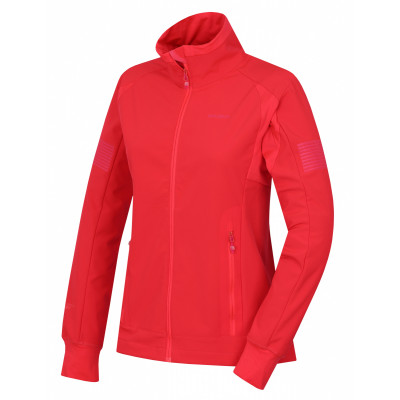 Dámská softshell bunda   Scooby L neonově růžová