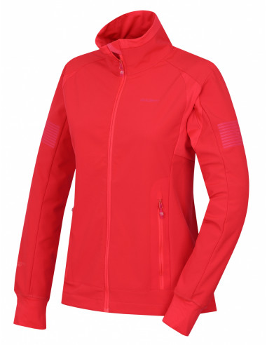 Dámská softshell bunda   Scooby L neonově růžová