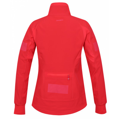 Dámská softshell bunda   Scooby L neonově růžová 2