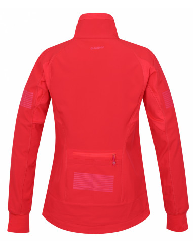 Dámská softshell bunda   Scooby L neonově růžová