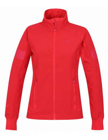 Dámská softshell bunda   Scooby L neonově růžová