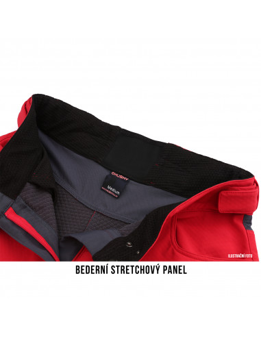 Dámské softshell kalhoty   Keson L červená
