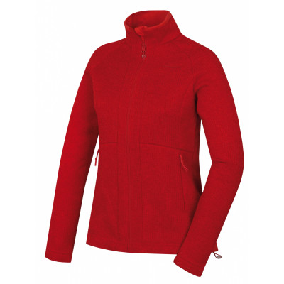 Dámský fleecový svetr   Alan L jemná červená