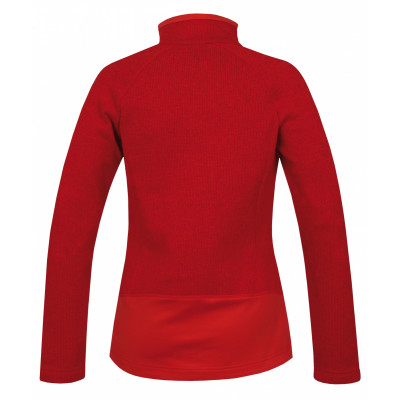 Dámský fleecový svetr   Alan L jemná červená 2