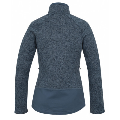 Dámský fleecový svetr   Alan L tm. šedomodrá 2