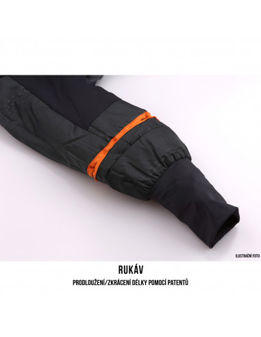 Dětská ski bunda   Gonzal Kids tm. šedá