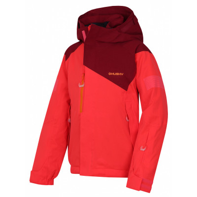 Dětská ski bunda   Gonzal Kids neonově růžová