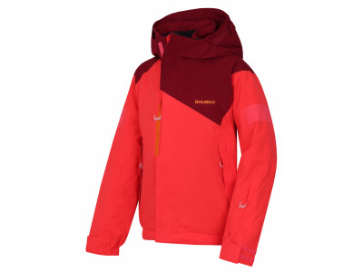 Dětská ski bunda   Gonzal Kids neonově růžová