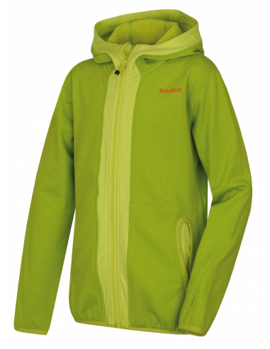 Dětská mikina   Artic Zip Kids výrazně zelená