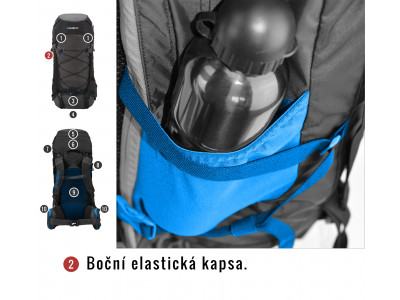 Batoh Ultralight   Ribon 60l modrá