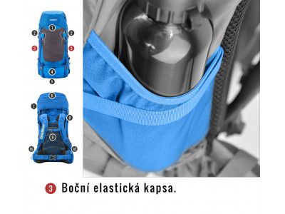 Batoh Ultralight   Rony 50l modrá
