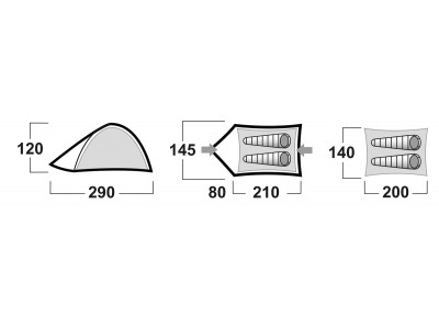 Stan Outdoor Bizam 2 plus zelená