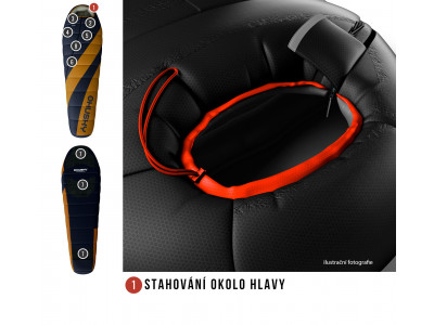 Spacák Extreme Ladies Motion -20°C oranžová