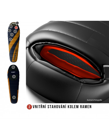 Spacák Extreme Ladies Motion -20°C oranžová