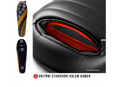 Spacák Extreme Ladies Motion -20°C oranžová