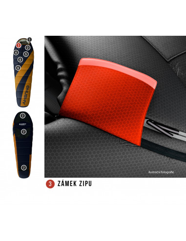 Spacák Extreme Ladies Motion -20°C oranžová